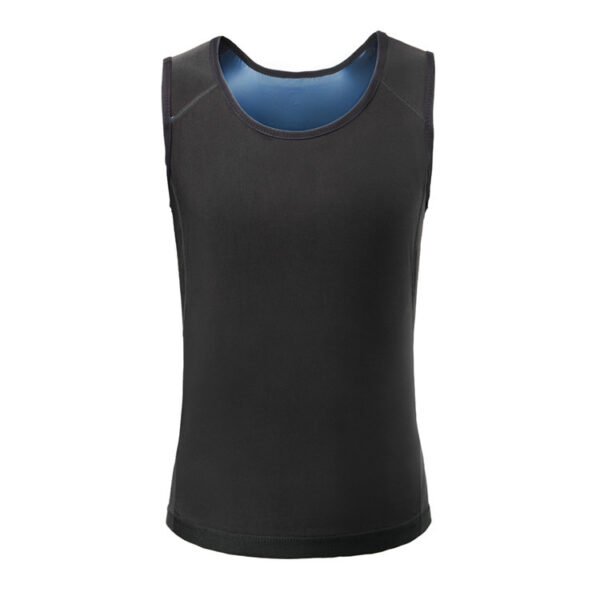 Men's sports body corset undershirt Europe and the United States sauna sweat fitness shapewear sweating abdominal clothing - Image 4