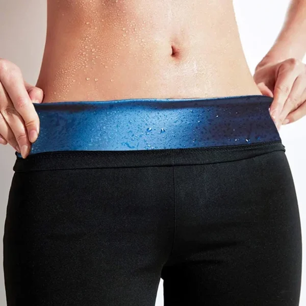 Women Thermo Sweat Sauna Pants High Waist Leggings Hot Body Shaper Capri Shapewear Fitness Yoga Pants Sauna Effect Tights Leggin - Image 4